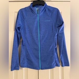 New Balance Heathered Royal Blue Jacket with Teal Trim